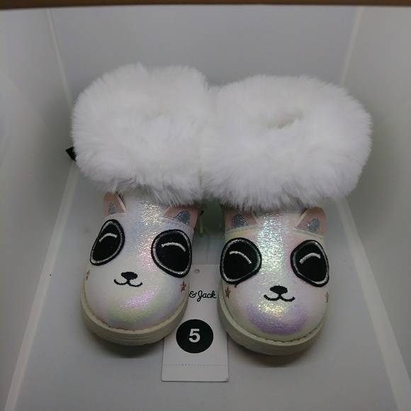 Cat & Jack Other - NEW Toddler Girls Panda Sparkle Ankle Fashion Boot